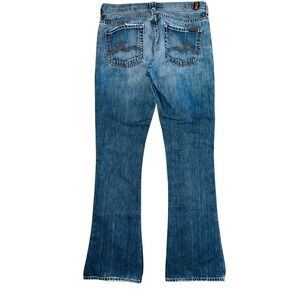7 For All Mankind Womens Jeans Bootcut Denim Blue Size 30 7FAM Vtg Y2K Low Tse